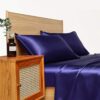 Four-piece Set Of Silk Bedding Sheets And Fitted Sheets - Image 2