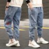 Boys' Jeans And Trousers Primary School Students Loose Western Style - Image 5