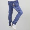 Boys Jeans Casual Pants Straight Stretch - Image 9