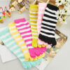 Ladies Striped Five-toed Cotton Socks In Tube Casual - Image 3