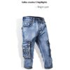 Cropped Pants Slim Fit Denim Shorts Cropped Pants Casual Jeans - Image 6