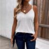 3pcs Knitted Shoulder Strap Vest Set - Image 3