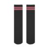 Black Socks With Red Stripes For Men - Image 5