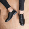 Business Formal Wear Men's British Casual Leather Shoes - Image 10
