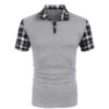 Men's T-shirt Casual Fashion Solid Color Polo Shirt - Image 6