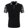 Men's T-shirt Casual Fashion Solid Color Polo Shirt - Image 5