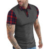 Men's T-shirt Casual Fashion Solid Color Polo Shirt - Image 2