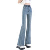 Women's Loose And Lazy Style Hip Raise Slimming Stretch Flared Pants Jeans - Image 2