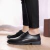 Business Formal Wear Men's British Casual Leather Shoes - Image 9