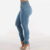 European And American Stretch Slimming Jeans Women's Button - Image 5
