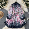 Super Fairy Seaside Holiday V-neck Floral Dress - Image 5