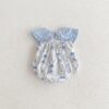 Sweet Bow Collar Onesie Romper One Year Old Celebration Dress - Image 6
