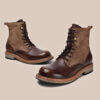 Spring And Autumn Retro Antique Thickened Martin Boots - Image 7