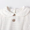 Spring And Autumn Doll Collar Twist Knitted Romper - Image 2