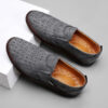 Outdoor Leisure Slip-on Flat Handmade Leather Shoes Men - Image 7