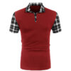 Men's T-shirt Casual Fashion Solid Color Polo Shirt - Image 9