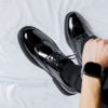 Mid-top British Patent Leather Shoes Big Toe All-match - Image 5