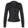 Lapel Breasted Cardigan Long Sleeve Shirt - Image 4