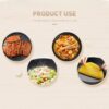 Cast Iron Non Stick Frying Pan Cooking Pot, 25cm - Image 7