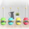 Cat Turntable Toy Leaking Food Ball Funny Cat Stick Tumbler Pet Toy, Blue, Green, Yellow, Pink - Image 2