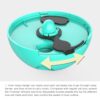 Cat Turntable Toy Leaking Food Ball Funny Cat Stick Tumbler Pet Toy, Blue, Green, Yellow, Pink - Image 6