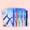 I-shaped Nylon Cat Leash Pet Chest Strap, Blue, Black, Red, Green, Pink - Image 2