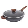 Wanjiachu Maifan Stone Wok Die-cast Frying Home Pancake Pan, 32cm, 34cm - Image 2