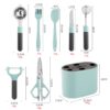 Stainless Steel Peeler Kitchen Gadgets Set With Storage Holder, 5 PCS / Set, 6 PCS / Set, 8 PCS / Set - Image 3