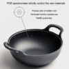 Cast Iron Frying Pan Stewpot Universal Uncoated Non-Stick Casserole, 20cm, 25cm, 27cm - Image 5