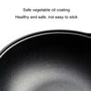 Cast Iron Frying Pan Stewpot Universal Uncoated Non-Stick Casserole, 20cm, 25cm, 27cm - Image 6