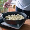 Cast Iron Cooking Pot Wok Nonstick Frying Pan Restaurant Kitchen Skillet Camping Cooker, 22cm, 25cm, 29cm, 31cm, 33cm - Image 2