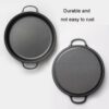 Cast Iron Cooking Pot Wok Nonstick Frying Pan Restaurant Kitchen Skillet Camping Cooker, 22cm, 25cm, 29cm, 31cm, 33cm - Image 4