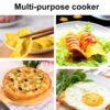Cast Iron Cooking Pot Wok Nonstick Frying Pan Restaurant Kitchen Skillet Camping Cooker, 22cm, 25cm, 29cm, 31cm, 33cm - Image 10