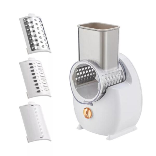 CY-661 3-in-1 Kitchen Multifunctional Roller Electric Vegetable Cutter, White Wireless Model, Green Wireless Model, White US Plug, White UK Plug, White EU Plug, Green US Plug, Green UK Plug, Green EU Plug