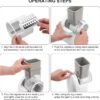 CY-661 3-in-1 Kitchen Multifunctional Roller Electric Vegetable Cutter, White Wireless Model, Green Wireless Model, White US Plug, White UK Plug, White EU Plug, Green US Plug, Green UK Plug, Green EU Plug - Image 10