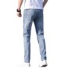 Summer Thin Jeans Men's Slim-fit Straight Trousers - Image 4