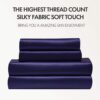 Four-piece Set Of Silk Bedding Sheets And Fitted Sheets - Image 6