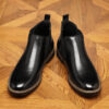 Autumn And Winter Plus Size Chelsea Boots Double Elastic - Image 6