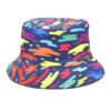 Spring Summer Heart Print Reversible Bucket Hat - Image 4