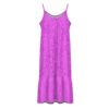 Modern Purple Suspender Sleeveless Dress - Image 3