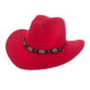 Punk Style Cowboy Hats And Felt For Men And Women - Image 9