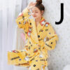 Thickened Flannel Home Wear Bathrobe - Image 9