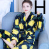 Thickened Flannel Home Wear Bathrobe - Image 6