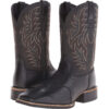 High Embroidery Vintage Engraving Stitching Wide Head Western Cowboy Boot - Image 8