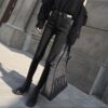Black High-stretch High-waisted Trousers Jeans Women's Feet Pants Slim Slim Pencil Trousers - Image 2