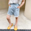Lace Denim Shorts For Girls All-match Denim Hot Pants - Image 4