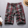 Men's Casual Plaid Beach Shorts - Image 6