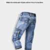 Cropped Pants Slim Fit Denim Shorts Cropped Pants Casual Jeans - Image 3