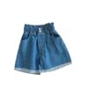 Girls' Jeans Bud Shaped Waist Shorts - Image 3