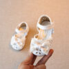 Summer Girls Baotou Sandals Children's Fashion Flower Princess Baotou Shoes - Image 3